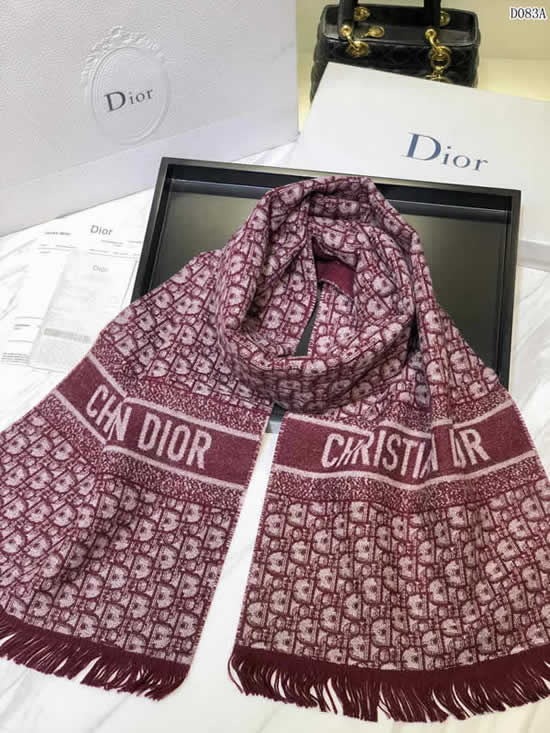 Top Quality Brand Fake Dior Scarf Women Winter Cashmere Thick Autumn Warm Shawls 39